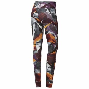 Legginsy Damskie Reebok Dance Lux Bold Fioletowe PL 23WUHKS